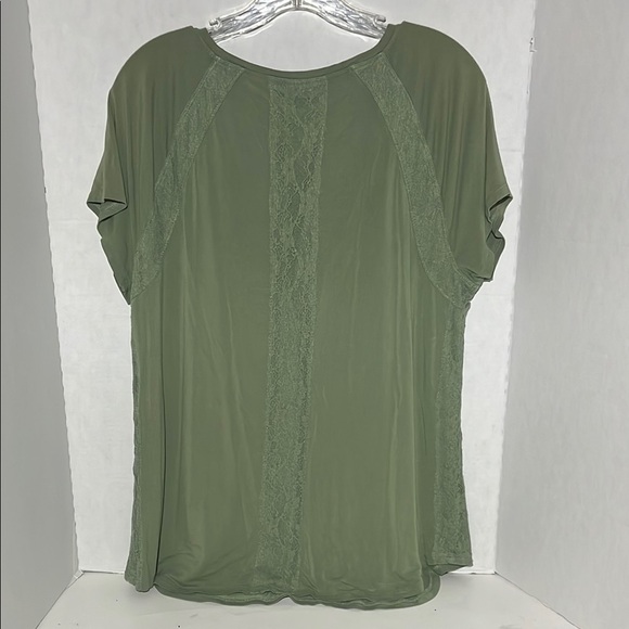 Kaari Blue Green Dolman Sleeve Relaxed Tee - Picture 6 of 6